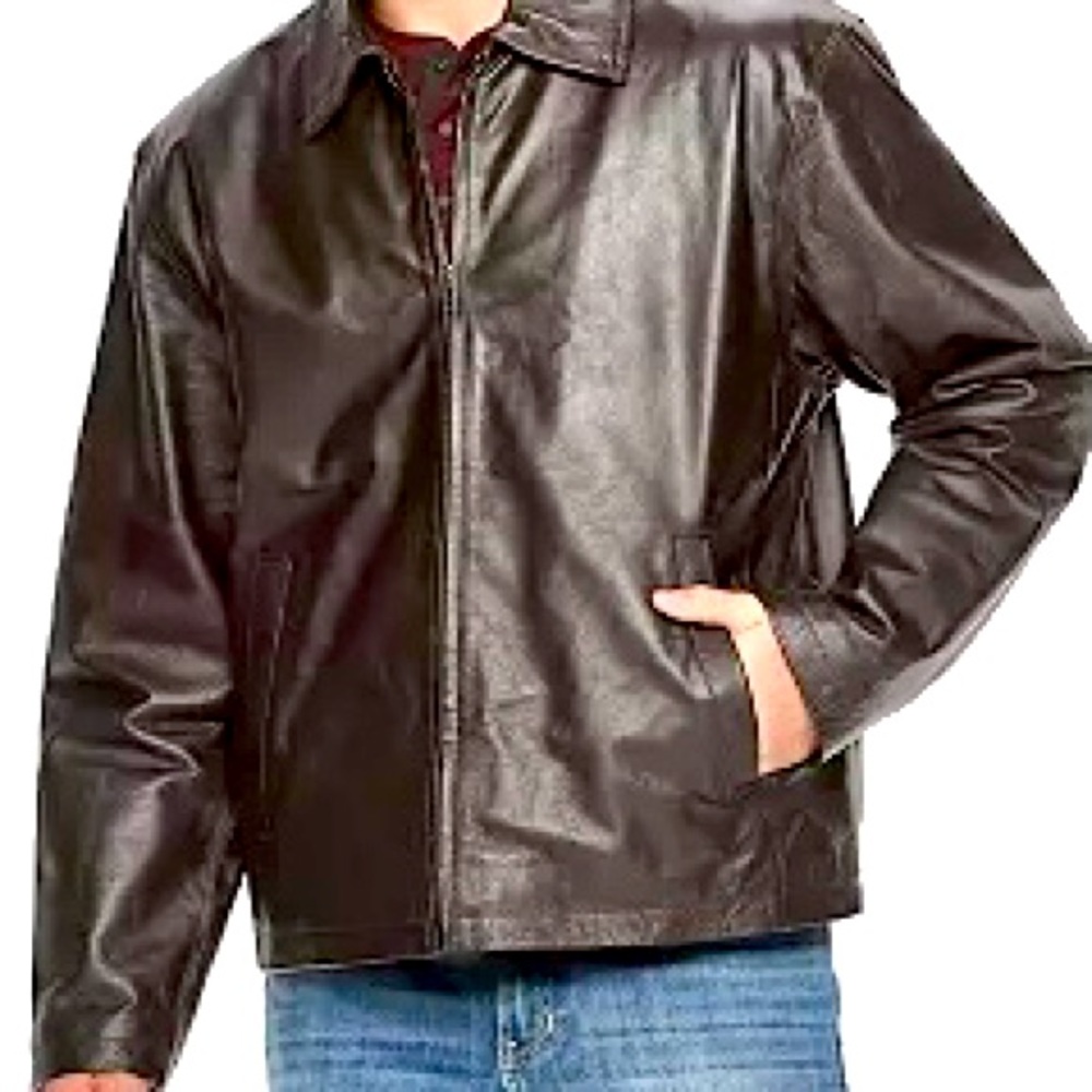 Mens Brown Leather Jacket
